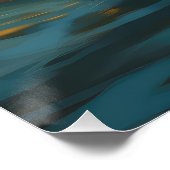 Affenpinscher Strand Surfen Schilderij Perfect Poster (Hoek)