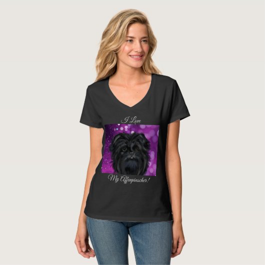 Affenpinscher T-shirt (Voorkant volledig)
