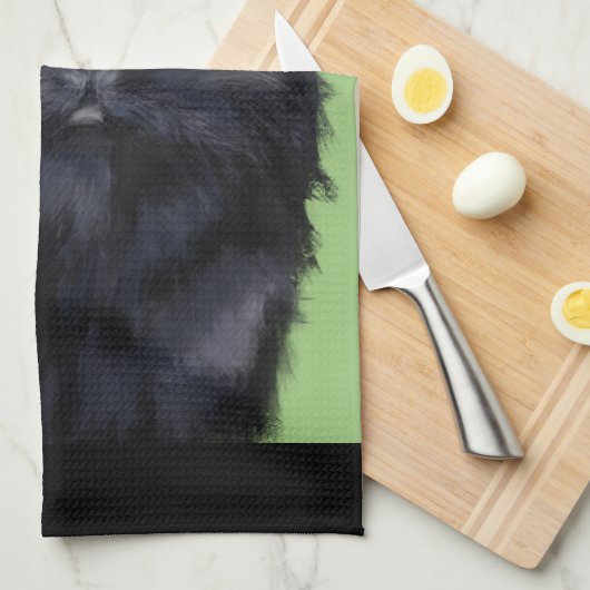 AFFENPINSCHER THEEDOEK (Quarter Fold)