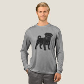 Affenpinscher Tri-Blend Shirt (Voorkant)