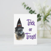 Affenpinscher Trick Briefkaart (Staand voorkant)