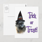 Affenpinscher Trick Briefkaart (Voorkant / Achterkant)
