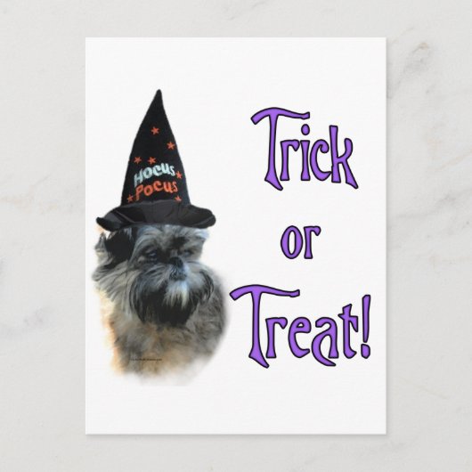Affenpinscher Trick Briefkaart (Voorkant)