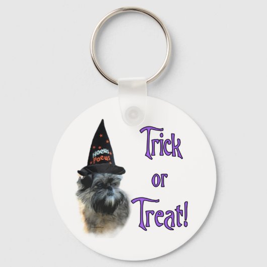 Affenpinscher Trick Sleutelhanger (Voorkant)