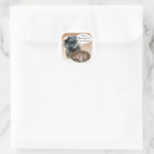 Affenpinscher Turkije Ronde Sticker (Tas)