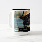 Affenpinscher Tweekleurige Koffiemok (Voorkant links)