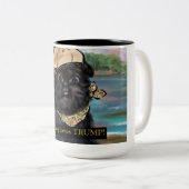 Affenpinscher Tweekleurige Koffiemok (Voorkant rechts)