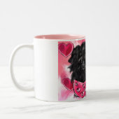 Affenpinscher tweekleurige koffiemok (Links)