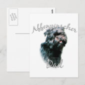 Affenpinscher Vader 2 Briefkaart (Voorkant / Achterkant)