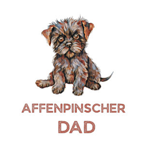Affenpinscher Vader Hondenliefhebber T-shirt