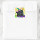 Affenpinscher Vierkante Sticker (Tas)
