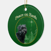 Affenpinscher vrede keramisch ornament (Links)