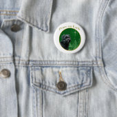 Affenpinscher vrede ronde button 5,7 cm (In situ)