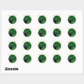 Affenpinscher vrede ronde sticker (Vel)