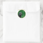 Affenpinscher vrede ronde sticker (Tas)