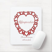 Affenpinscher Ware Liefde Muismat (Met muis)