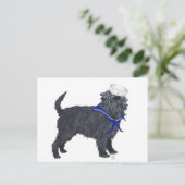 Affenpinscher Zeiler Briefkaart (Staand voorkant)
