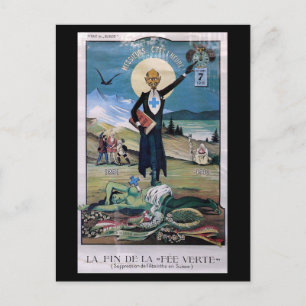 Affiche Absinthe Briefkaart
