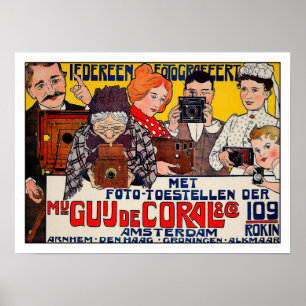 Affiche Adverteren Poster - camera's 1901