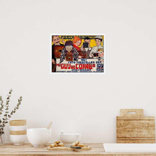 Affiche Adverteren Poster - camera's 1901 (Keuken)
