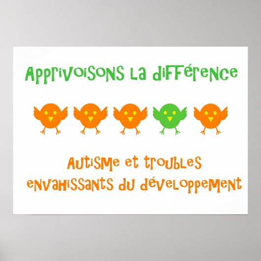 Affiche - Apprivoisons la différence Poster (Voorkant)