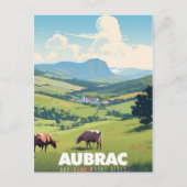 Affiche Aubrac - Auvergne-Rhône-Alpes - Frankrijk Briefkaart (Voorkant)