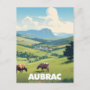 Affiche Aubrac - Auvergne-Rhône-Alpes - Frankrijk Briefkaart