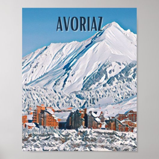 Affiche Avoriaz Poster (Voorkant)