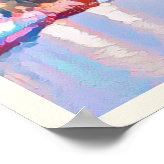 Affiche Berlin, de levendige hoofdstad van Duitsla Poster (Hoek)