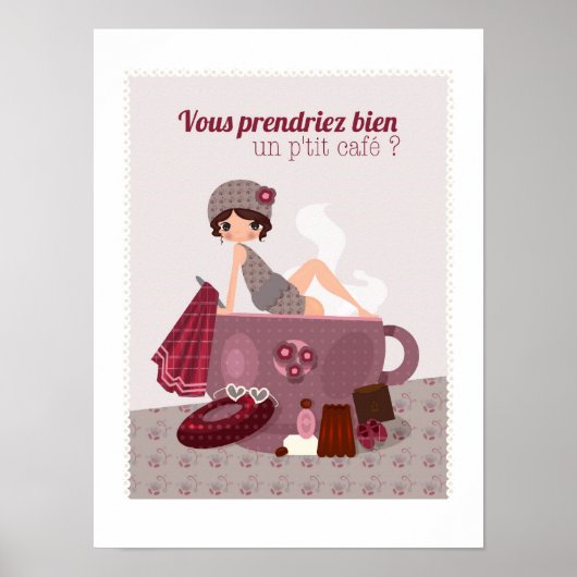 Affiche café pour votre cuisine poster (Voorkant)