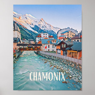 Affiche Chamonix Poster