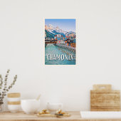 Affiche Chamonix Poster (Keuken)