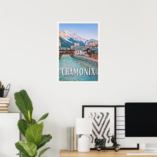 Affiche Chamonix Poster (Thuiskantoor)