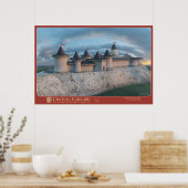 Affiche CHÂTEAU-GAILLARD - Côté plateau calcaire Poster (Keuken)