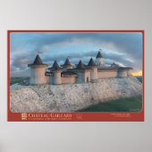 Affiche CHÂTEAU-GAILLARD - Côté plateau calcaire Poster (Voorkant)