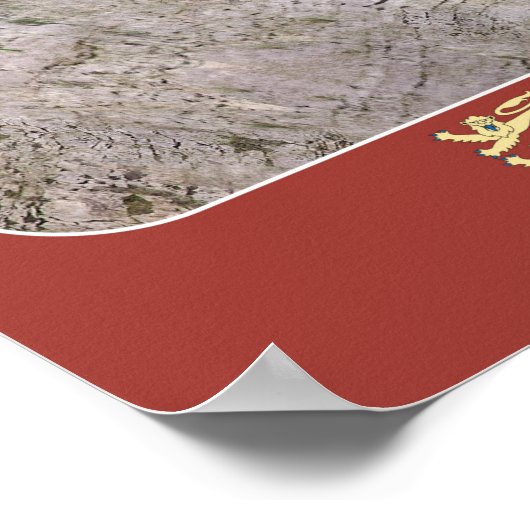 Affiche CHÂTEAU-GAILLARD - Rock side, bij zonsopga Poster (Hoek)