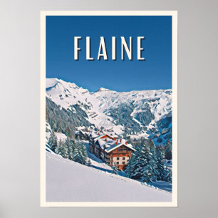 Affiche Flaine Poster
