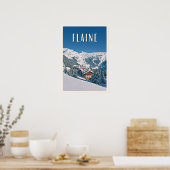 Affiche Flaine Poster (Keuken)