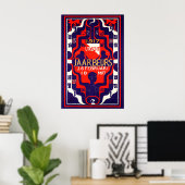 Affiche Jaarbeurs 1917 Expositie POSTER DRUKWERK (Thuiskantoor)