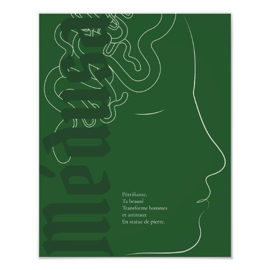 Affiche Médusa Foto Afdruk (Voorkant)