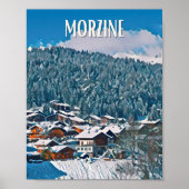 Affiche Morzine Poster (Voorkant)