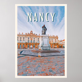 Affiche Nancy Photo Vintage Poster