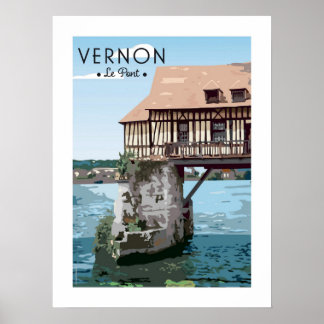 Affiche /Poster - Le pont de Vernon Poster