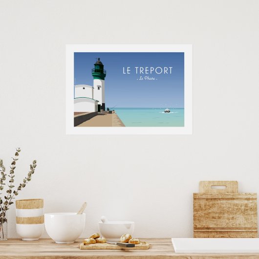 Affiche /Poster - Le Treport Poster (Keuken)