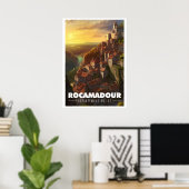 Affiche Rocamadour - Frankrijk - Departement Lot - Poster (Thuiskantoor)