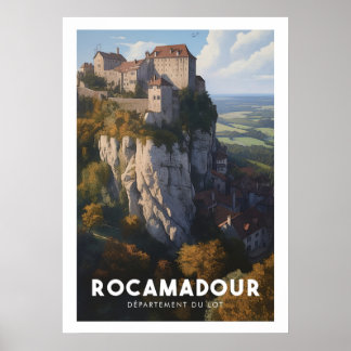 Affiche Rocamadour - Frankrijk - Departement Lot - Poster
