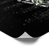 Affiche saxophone noir poster (Hoek)