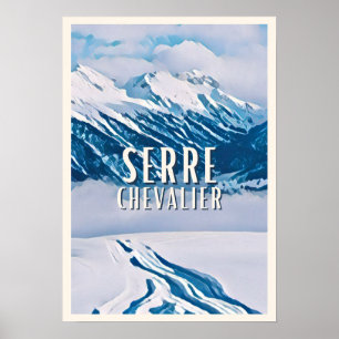 Affiche Serre Chevalier Skiresort Poster