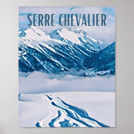 Affiche Serre Chevalier Skiresort Poster
