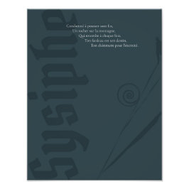 Affiche Sisyphe Foto Afdruk